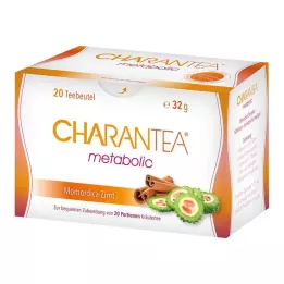 CHARANTEA Sachets filtres pour tisane à la cannelle métabolique, 20 pièces