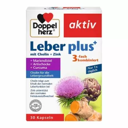 DOPPELHERZ Gélules de foie plus avec choline + zinc, 30 pcs