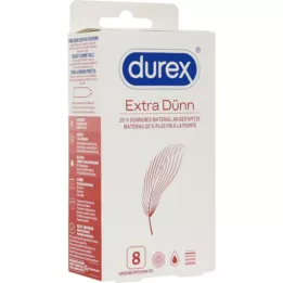 DUREX Préservatifs extra fins, 8 pièces