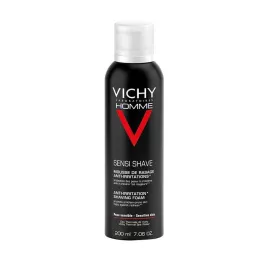 VICHY HOMME Mousse à raser anti-irritations cutanées, 200 ml