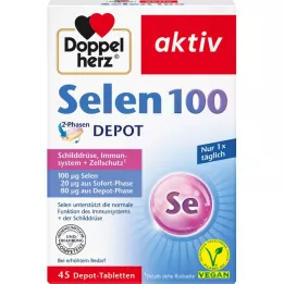 DOPPELHERZ SELEN 100 2 PHASE Tablettes de dépôt, 45 pc