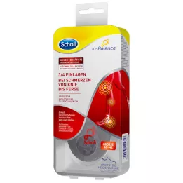 SCHOLL 3/4 Insère Heel-U. Douleur du genou 40-42, 1x2 pc