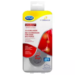 SCHOLL 3/4 Insère Heel-U. Douleur du genou 42.5-45, 1x2 pc