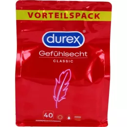 Durex Sentiment de préservatifs, 40 pc