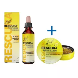 BACHBLÜTEN Gouttes Rescura originales sans alcool, 20 ml