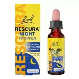 BACHBLÜTEN Original Rescura Night Tro.m.Alcool, 10 ml