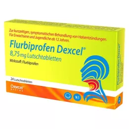 FLURBIPROFEN Pastilles Dexcel 8,75 mg, 24 unités