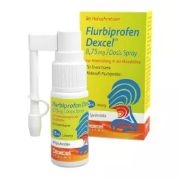FLURBIPROFEN Dexcel 8,75 mg/dose spray cavité buccale, 15 ml