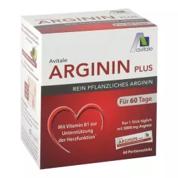 ARGININ PLUS Vitamines B1+B6+B12+Acide folique en bâtonnets, 60 x 5,9 g
