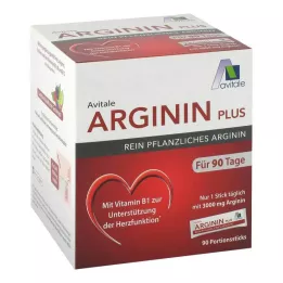 ARGININ PLUS Vitamines B1+B6+B12+Acide folique en bâtonnets, 90 x 5,9 g