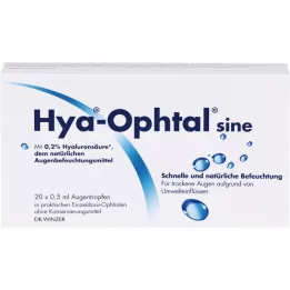 HYA-OPHTAL collyre sinus, 30X0.5ml