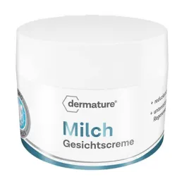 Crème pour le visage au lait dermatologique, 50 ml