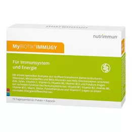 MYBIOTIK IMMUGY Pack combiné 15x2 g + 30 gélules, 1 pièce