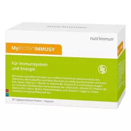 MYBIOTIK IMMUGY Pack combiné 30x2 g + 60 gélules, 1 P