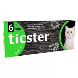 Ticster Spot-sur LSG. Pour gouttes pour les chats jusquà 4 kg, 6x0,4 ml