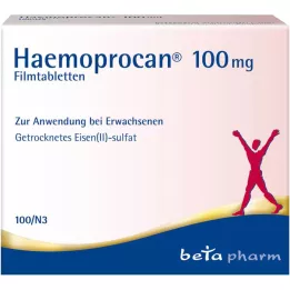 HAEMOPROCAN 100 mg de comprimés de films, 100 pc