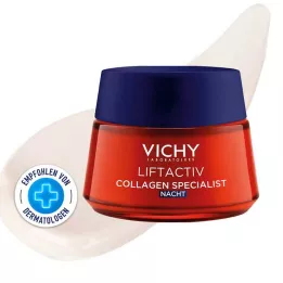 VICHY LIFTACTIV Crème de nuit spécialisée au collagène, 50 ml