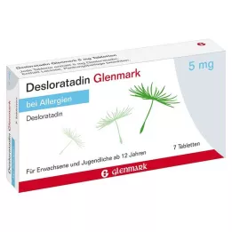 DESLORATADIN Comprimés Glenmark 5 mg, 7 unités