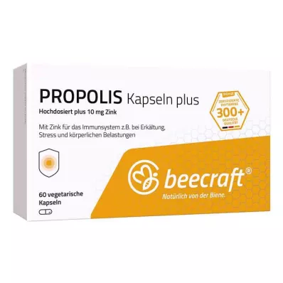 BEECRAFT Gélules de propolis Plus, 60 pièces