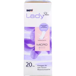 SENI Lady Slim Incontinence Insert Micro, 20 pc