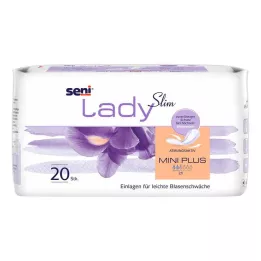 SENI Lady Slim Incontinence Insert Mini Plus, 20 pc