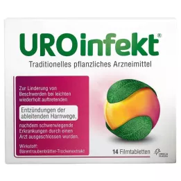 UROINFEKT Comprimés pelliculés à 864 mg, 14 unités