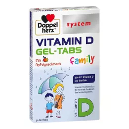 Doppelherz Tabs de gel vitamine D Système familial, 30 pc