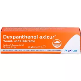 DEXPANTHENOL Axicur Bround and Healing Cream 50 mg / g, 20 g