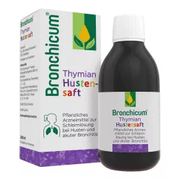 BRONCHICUM Sirop contre la toux au thym, 200 ml