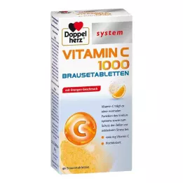 DOPPELHERZ Comprimés effervescents du système Vitamine C 1000, 40 pcs