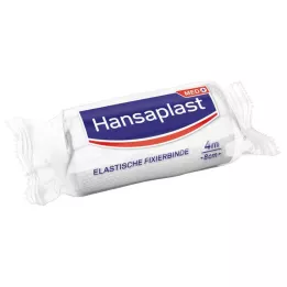 HANSAPLAST Ruban de fixation élastique crêpé 8 cmx4 m, 1 pièce