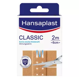 HANSAPLAST Plâtre classique 6 cmx2 m, 1 pièce