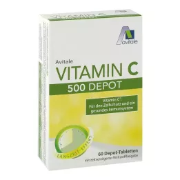 VITAMIN Comprimés de dépôt C 500 mg, 60 pièces