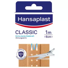 HANSAPLAST Plâtre classique 6 cmx1 m, 1 pièce