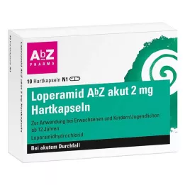 LOPERAMID AbZ akut 2 mg gélules dures, 10 pcs