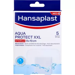 HANSAPLAST Aqua Protect Wundverbststerril 8x10 cm, 5 pc