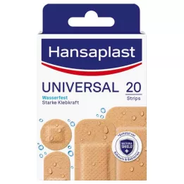 HANSAPLAST Bandes de plâtre universelles imperméables, 20 pièces