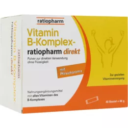 VITAMIN B-complexeratiopharm Powder Direct, 40 pc