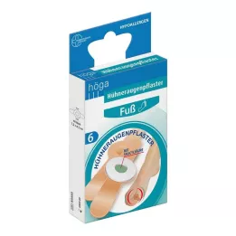 HÜHNERAUGENPFLASTER 2x7,5 cm Höga, 6 pièces