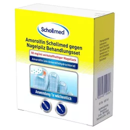 AMOROLFIN Coffret de traitement contre les mycoses des ongles Schollmed, 2,5 ml