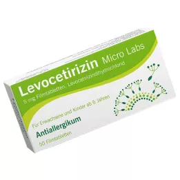 LEVOCETIRIZIN Micro Labs Comprimés pelliculés 5 mg, 50 pcs