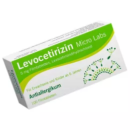 LEVOCETIRIZIN Micro Labs Comprimés pelliculés 5 mg, 100 pcs