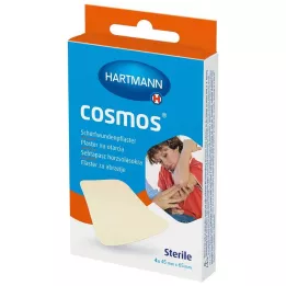 COSMOS Pansement abrasif 45x65 mm stérile, 4 pièces
