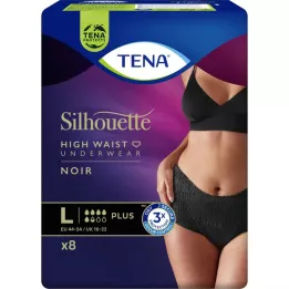 TENA SILHOUETTE plus L Noir, 8 pc