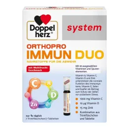Doppelherz Orthopro Immun Duo système ampoules potables, 7 pc