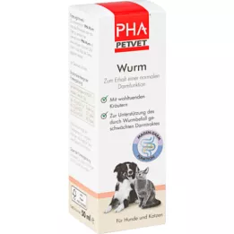 PHA Worms Drops F.Hounds / Cats, 50 ml