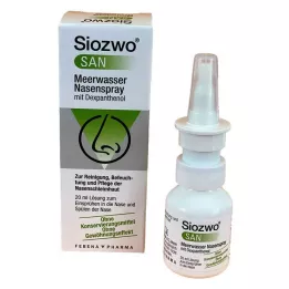 SIOZWO SAN Spray nasal à leau de mer avec dexpanthénol, 20 ml