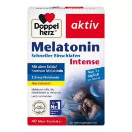 DOPPELHERZ Comprimés de mélatonine, 40 pcs
