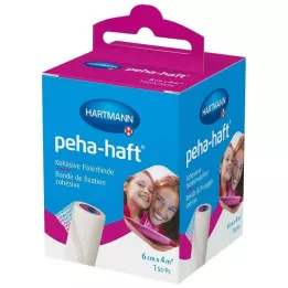 PEHA-HAFT Bande de fixation sans latex 6 cm x 4 m OTC, 1 pièce