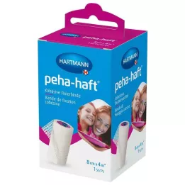 PEHA-HAFT Bande de fixation sans latex 8 cm x 4 m OTC, 1 pièce